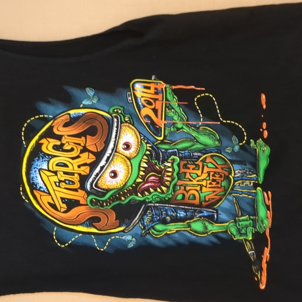 Sturgis Bike 2014 Crazy Monster Muscle Sleeveless Shirt Size Medium/Large